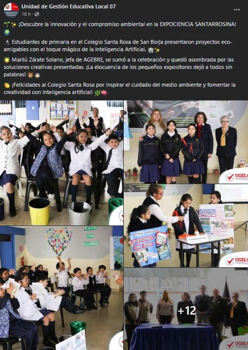 Felicitaciones de UGEL 7